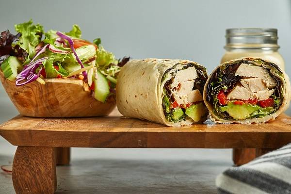 Wrap au poulet et avocat / Chicken Wrap and Avocado