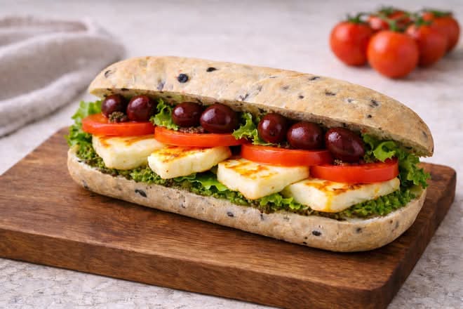 SW HALLOUMI GRILLE / GRILLED HALLOUMI