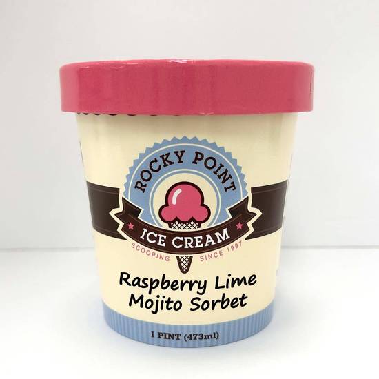 Raspberry Lime Mojit o Sorbet