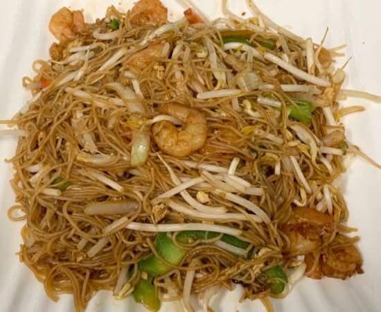 28-Vermicelles sautés aux crevettes / Shrimp with vermicelli -蝦炒米粉/ Bún xào tôm
