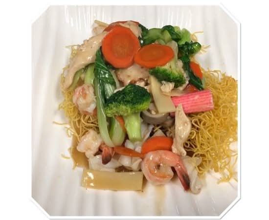 20-Nouilles croustillantes Cantonais / Cantonese Chow Mein 廣東炒麵/ Mì xào Quảng Đông