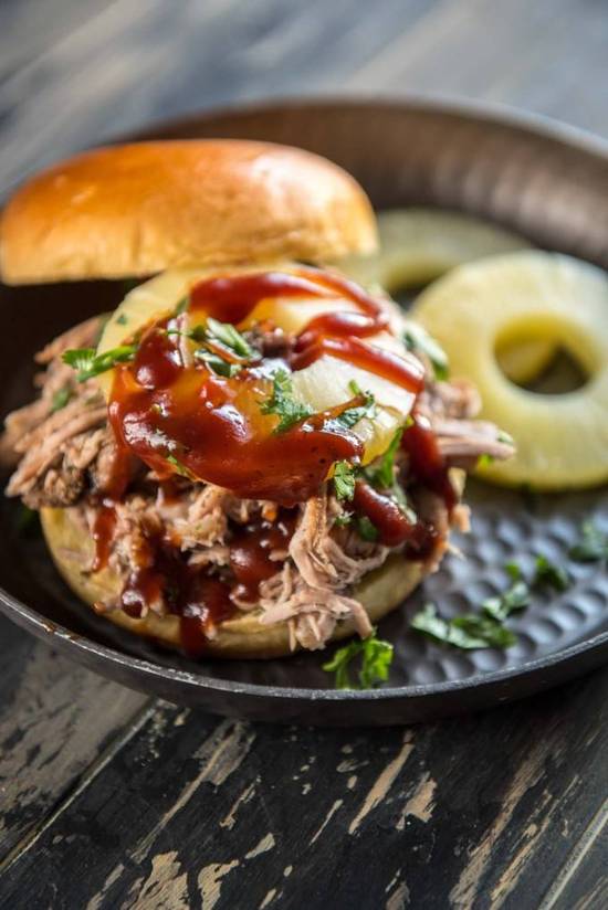 Pine Apple Pulled Pork Sandwich