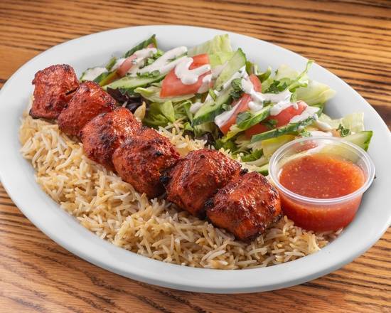 Tandoori Chicken Breast Kabob Plate