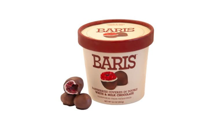 Raspberries Milk Chocolate and White Chocolate