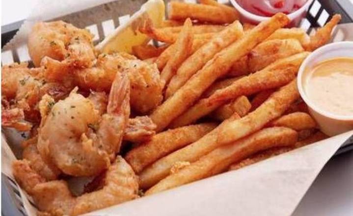Fried Shrimps (Crevettes Frites)