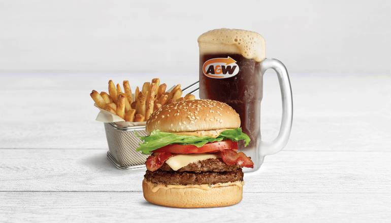 Double Mozza Burger Combo