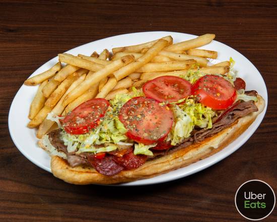 Sous-Marin Steak et Pepperoni / Steak and Pepperoni Sub