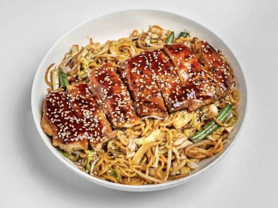 Chicken Teriyaki with Yakisoba