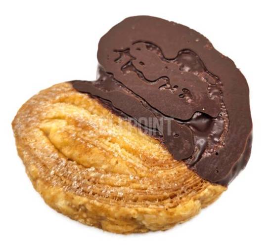 Grand Palmier Trempé Dans Le Chocolat   Large Palmier Dipped In Chocolat