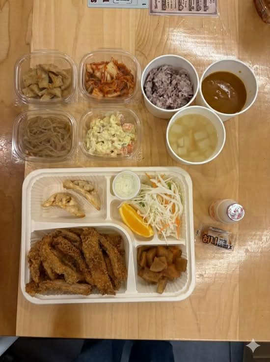 돈까스 도시락 / Donkatsu Bento