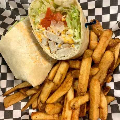 Crispy or Grilled Chicken Wrap