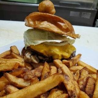 Mushroom Cheese Burger