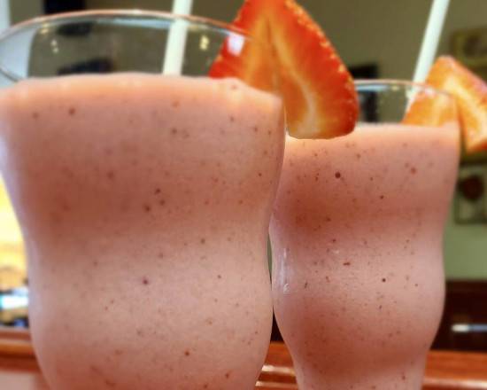 Smoothie aux Fraises et à la Banane / Strawberry-Banana Smoothie