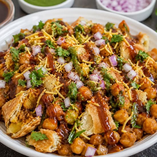 Samosa Channa Chaat