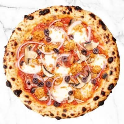 Supreme Neapolitan Pizza – Soppressata & Olive Italian Delight - RG