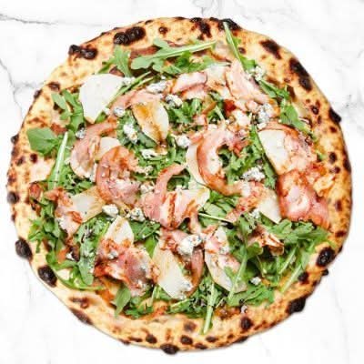 Pancetta Pear Arugula Pizza - RG