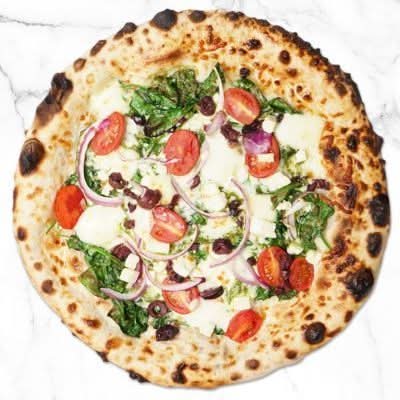 Mediterranea Pizza - Feta Cheese & olive Oil Neapolitan Style - RG
