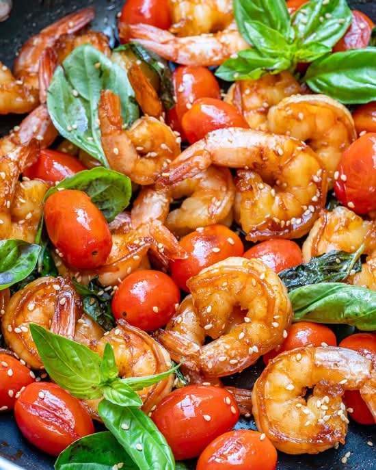 H02 Thai Basil Tiger Shrimp