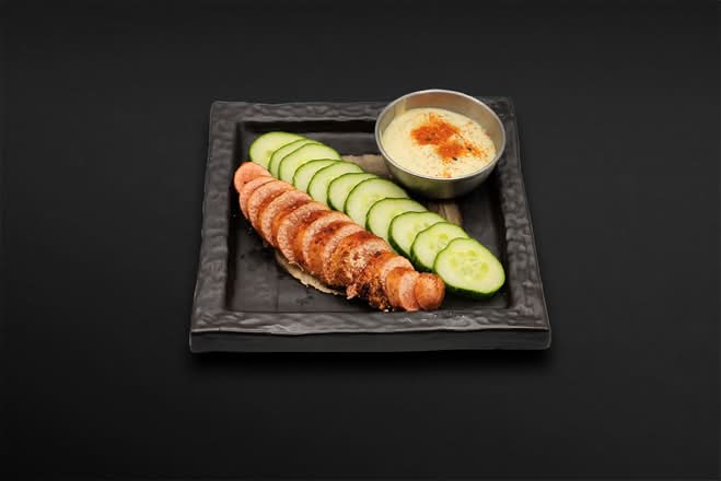 Grilled Pollock Roe with Cucumber / 명란구이