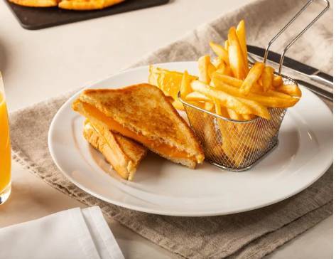 Grilled Cheese with French Fries
