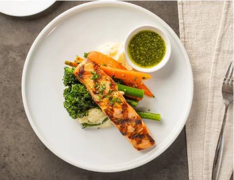 Grilled 7 oz Atlantic Salmon (Gluten Free)