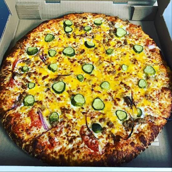 Cheese Burger Pizza