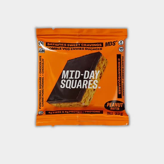 MID-DAY SQUARES – PEANUT BUTTA