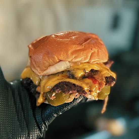 The Hawthorne Double Cheeseburger