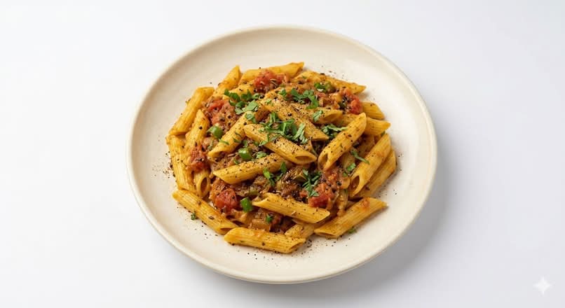 Desi Style Penne Pasta