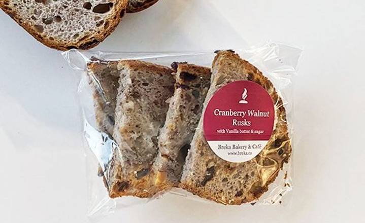 Cranberry Walnut Rusk