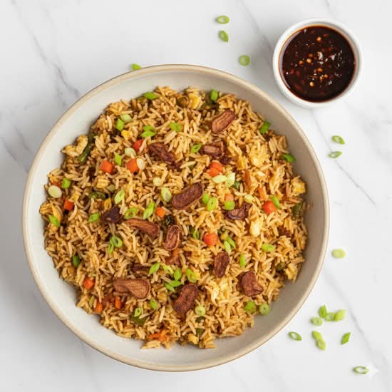 Veg Burnt Garlic Rice