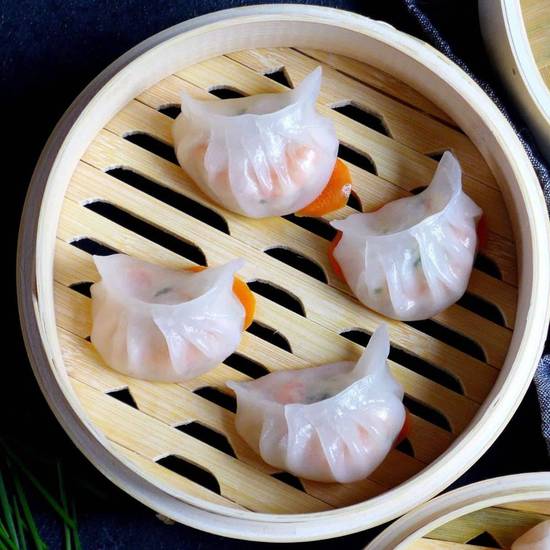 D4. Dumplings aux crevettes (Har Gao) (4) / Shrimp Dumplings (Har Gao) (4) 虾饺4