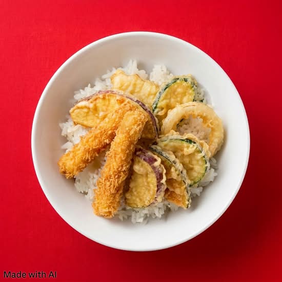 Veggie Tempura Rice Bowl
