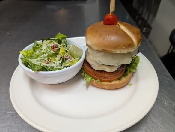 Mushroom Swiss Beef Burger