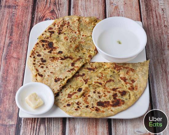 Aloo Paratha with dahi
