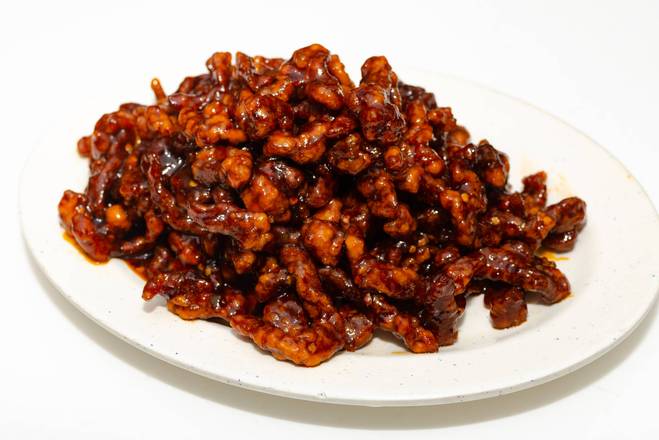 41. Deep-Fried Juliennes of Beef Tenderloin Tossed In Spicy Sweet and Sour Sauce 甜酸辣牛柳條