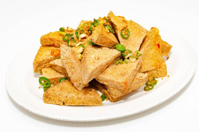 33A. Deep-Fried Tofu in Spicy Rock Salt and Serrano Pepper 椒鹽炸豆腐