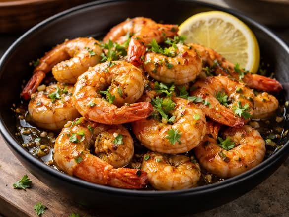 Butter Garlic Prawns