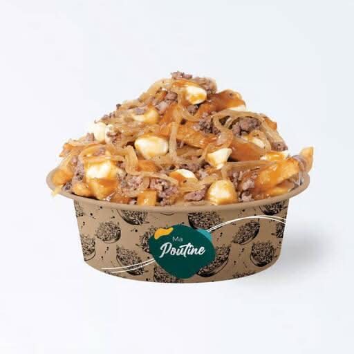 Grandes poutine v. hachée O.F / Large Ground Meat O.F Poutine