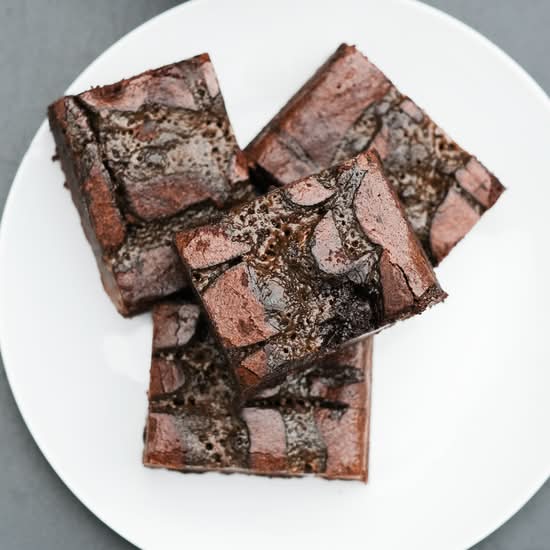 Sourdough Salted Caramel Brownie