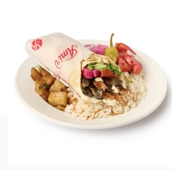 Assiette Pita Mixte / Pita Mixed Plate