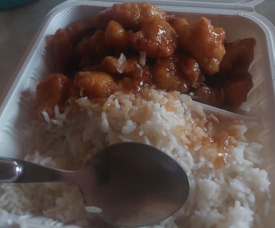 Poulet Général Tao et Riz à la Vapeur / General Tao Chicken and Steamed Rice