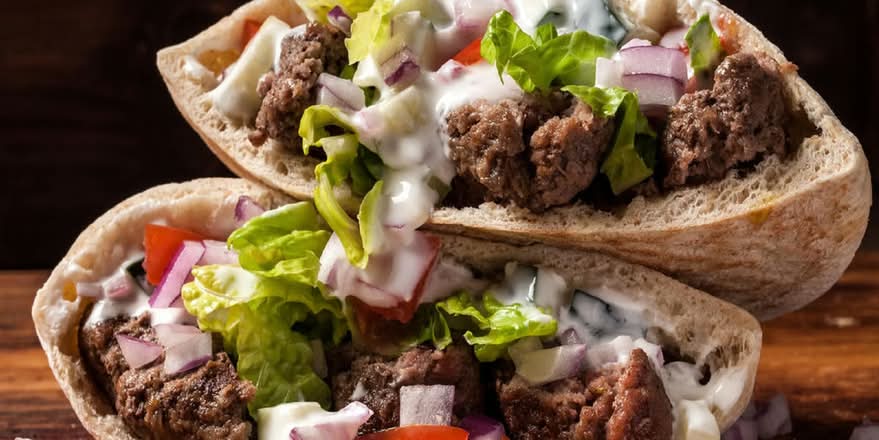 Beef Kebab Sandwich
