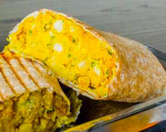 Chana Masala Wrap