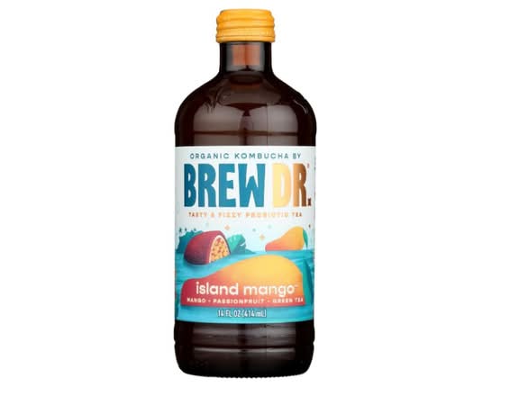 Brew Dr Kombucha Island Mango