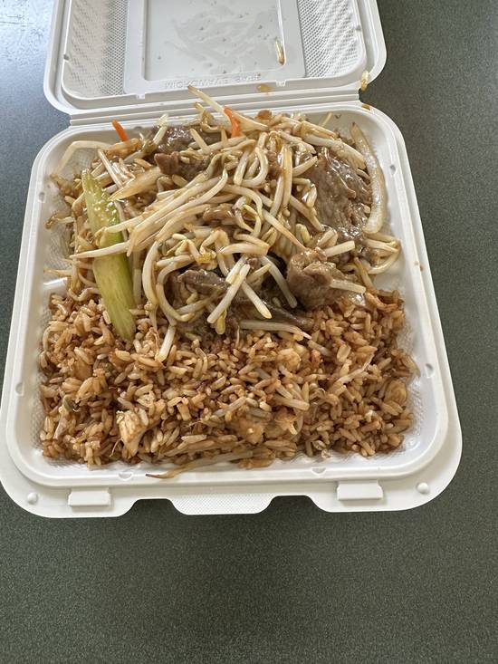 Combo beef chop suey