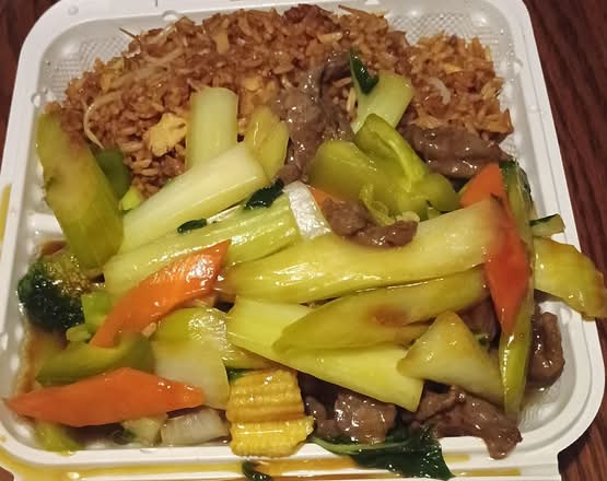 Combo beef with mixed vegetable