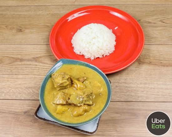 Curry Beef Brisket with Rice