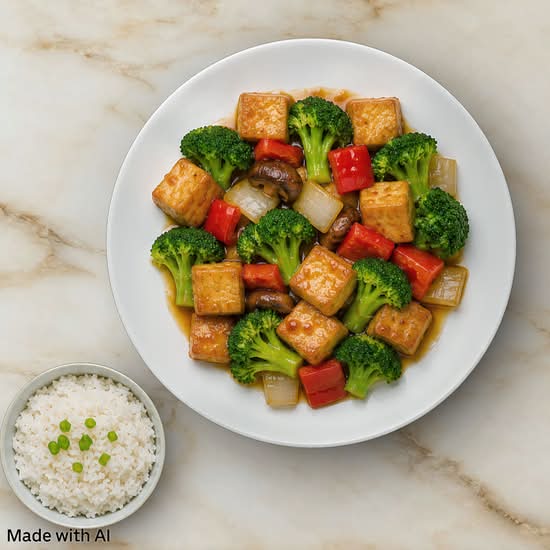 Stir-Fried Lemongrass Tofu & Vegetables