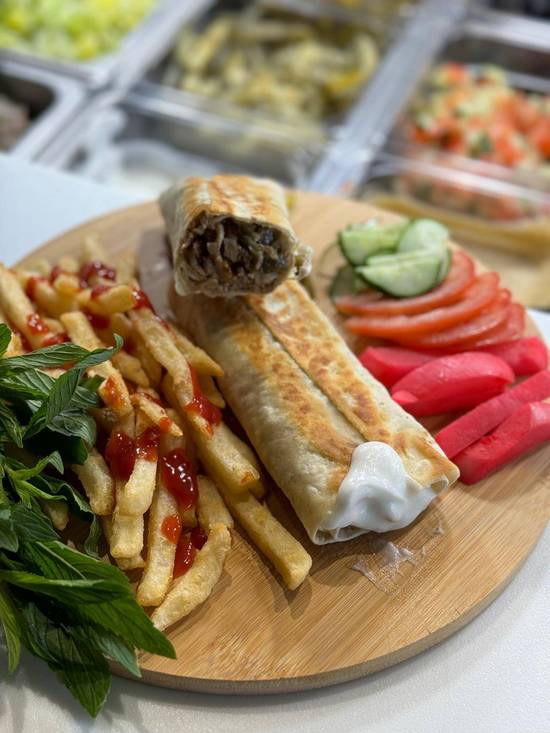 Beef Shawarma Wrap Meal